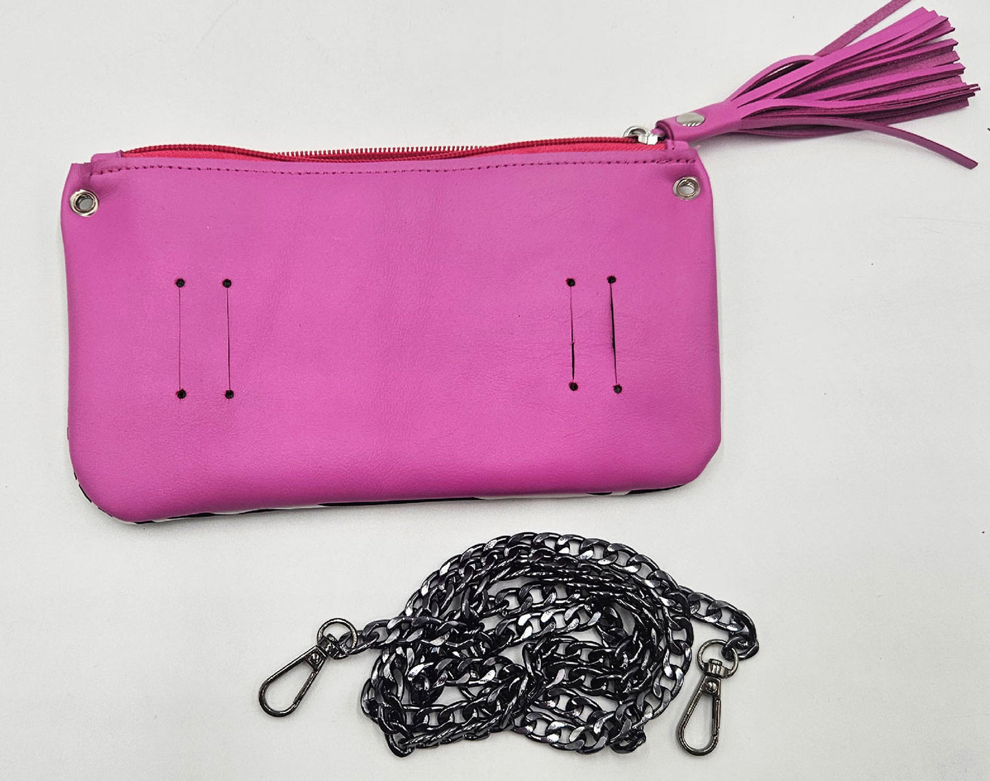 Marsupio Passepartout – Stampa Zebra & Vitello Fuxia Big Babol | Kinthia Bag