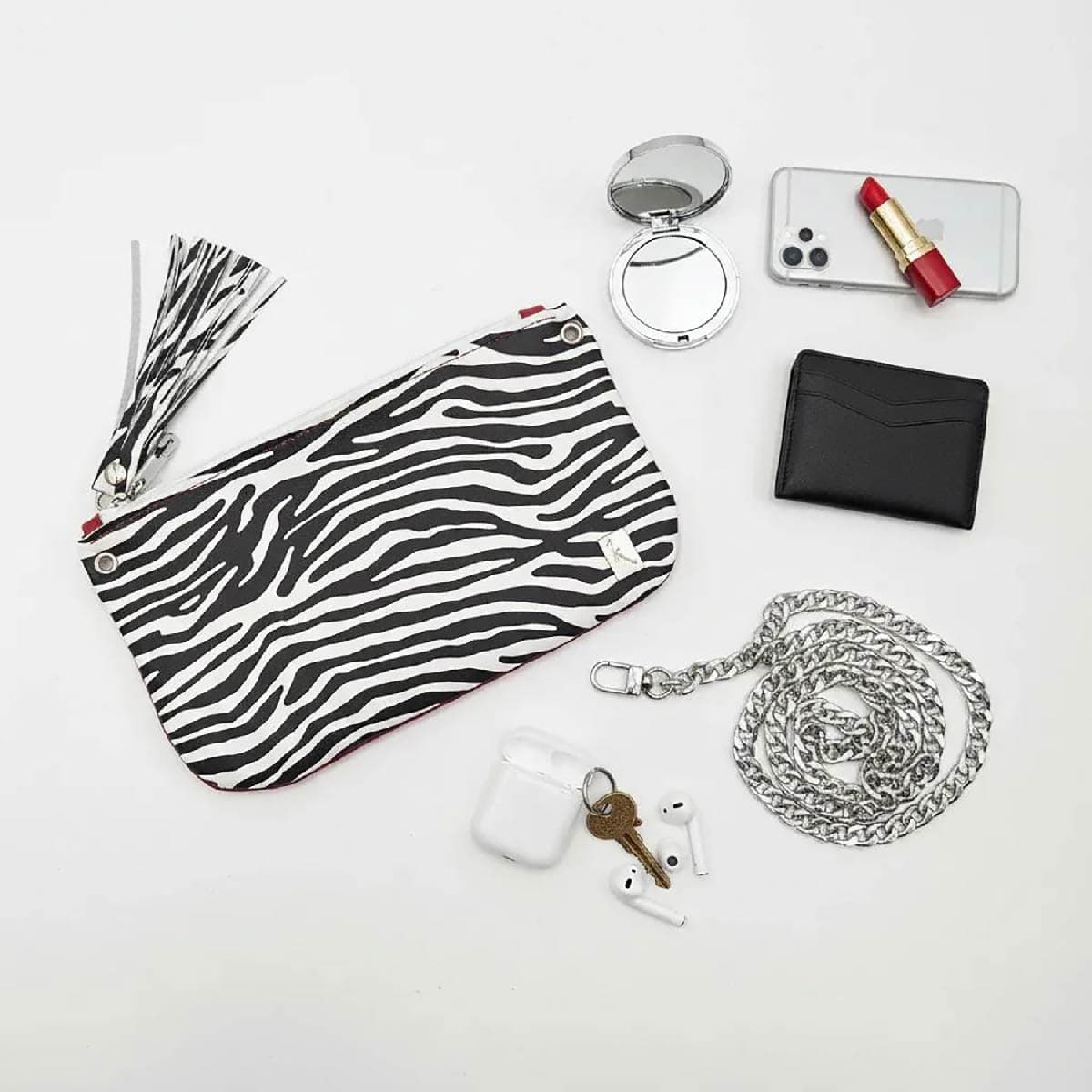 Passepartout Belt Bag – Goat Nappa & Baroque Print