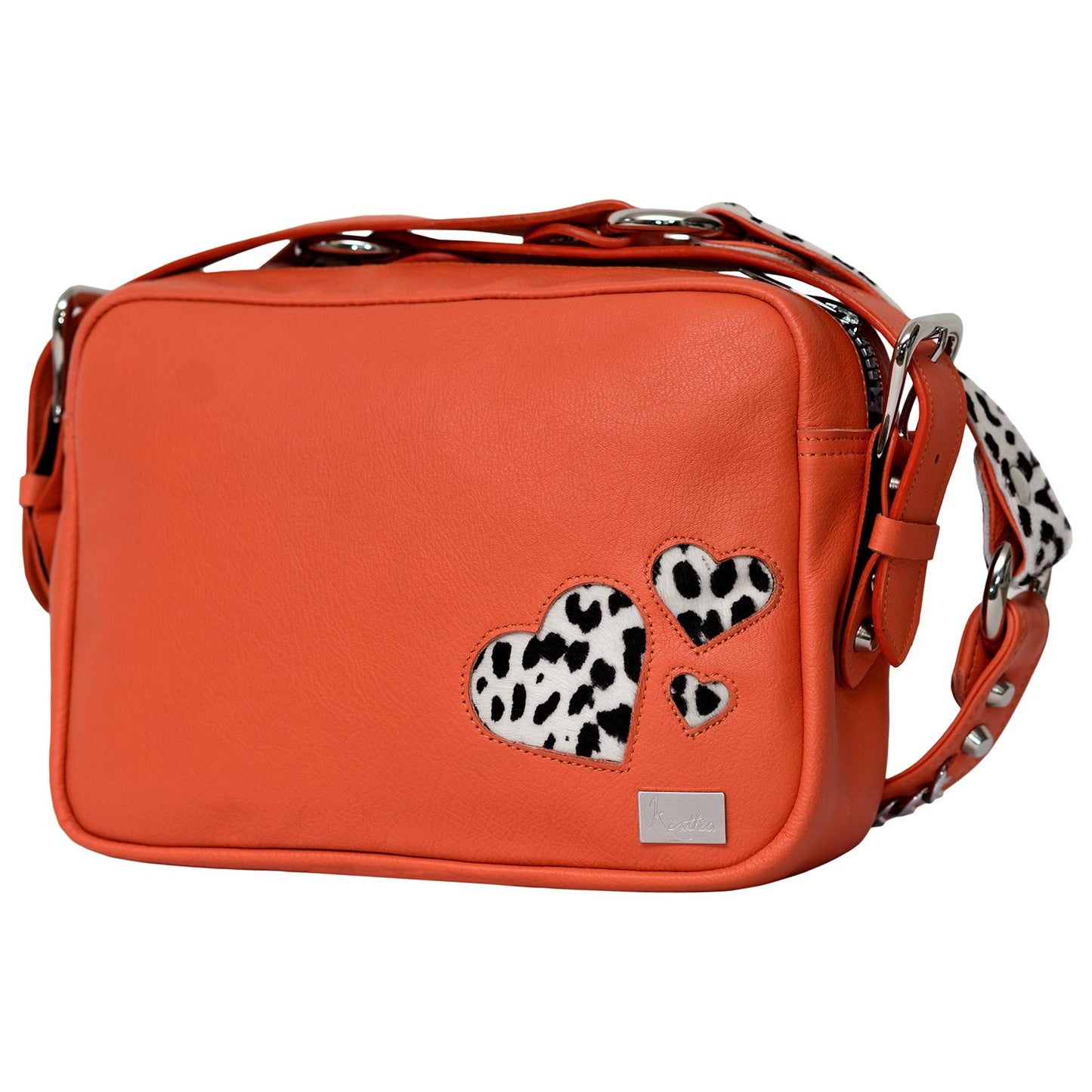 Borsa a Tracolla Mita Africa – Pelle di Vitello e Cavallino Maculato | Kinthia Bag