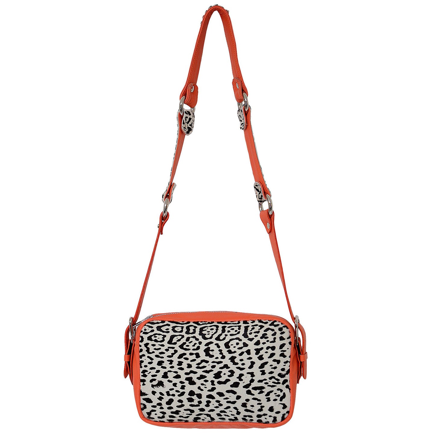 Borsa a Tracolla Mita Africa – Pelle di Vitello e Cavallino Maculato | Kinthia Bag