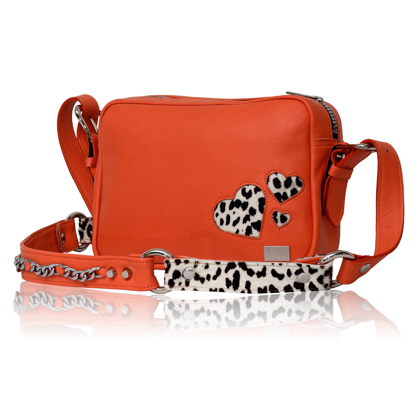 Borsa a Tracolla Mita Africa – Pelle di Vitello e Cavallino Maculato | Kinthia Bag