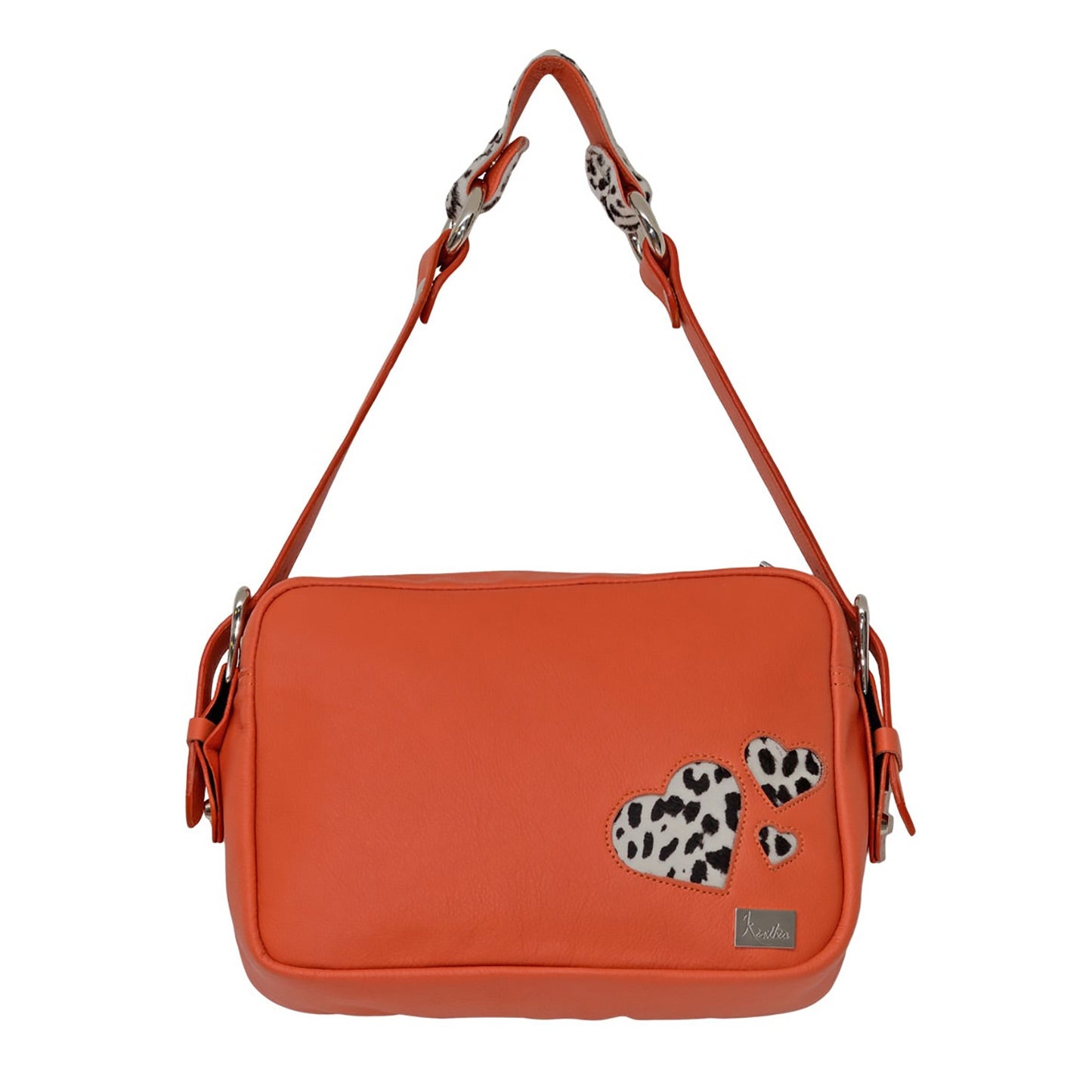 Borsa a Tracolla Mita Africa – Pelle di Vitello e Cavallino Maculato | Kinthia Bag