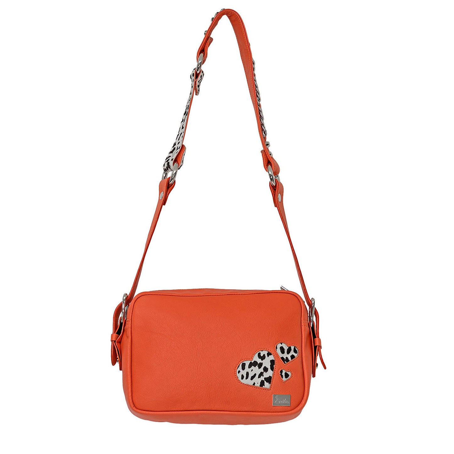Borsa a Tracolla Mita Africa – Pelle di Vitello e Cavallino Maculato | Kinthia Bag